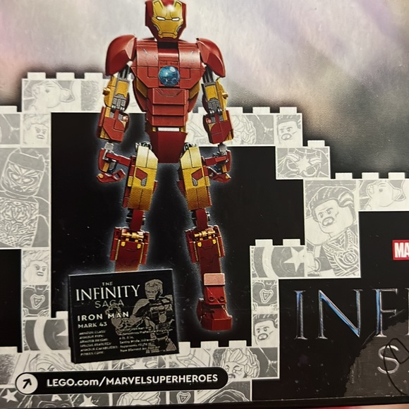 Retired LEGO New Lego 76206 Iron Man Figure Marvel Studios NWT in unopened box - Picture 7 of 12